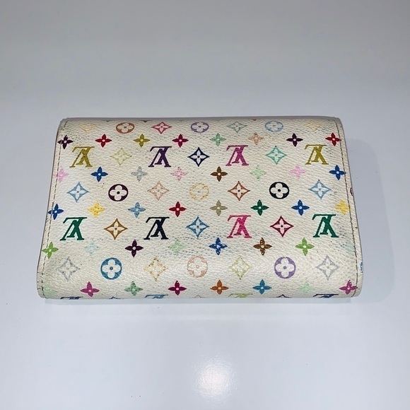 LOUIS VUITTON Multicolor Monogram Louise Wallet Authentic DATE CODE CA4087 - Picture 4 of 16